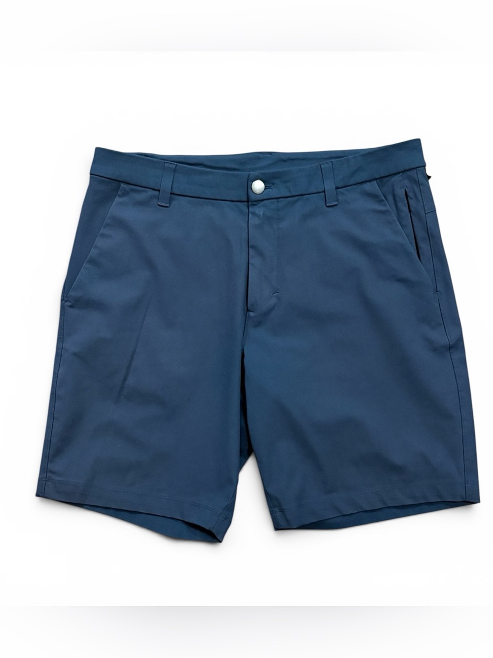 Lululemon Commission Short Slim 8.5" Warpstreme Navy Blue Size 32 Golf Casual